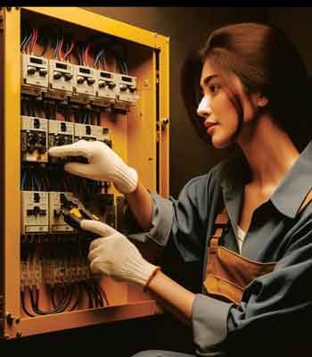 Electrical work in progress